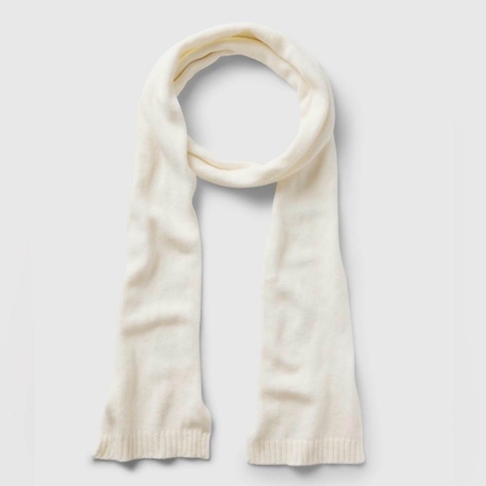 GAP - CashSoft Skinny Scarf Off White